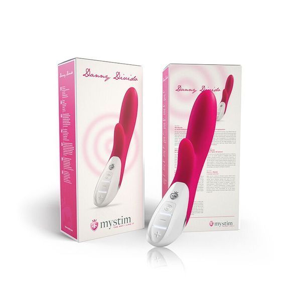 Вибратор-кролик Mystim Danny Divido Pink с глубокой вибрацией, 2 мотора SO2985