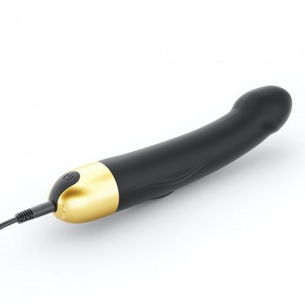 Вібратор Dorcel Real Vibration M Gold 2.0, діаметр 3,7см, перезаряджається, для точки G SO3820