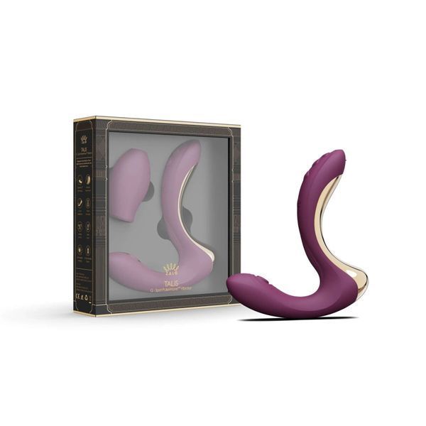 Вібратор-пульсатор з вакуумною насадкою Zalo &ndash; Talis G-Spot PulseWave Vibrator Velvet Purple SX0712