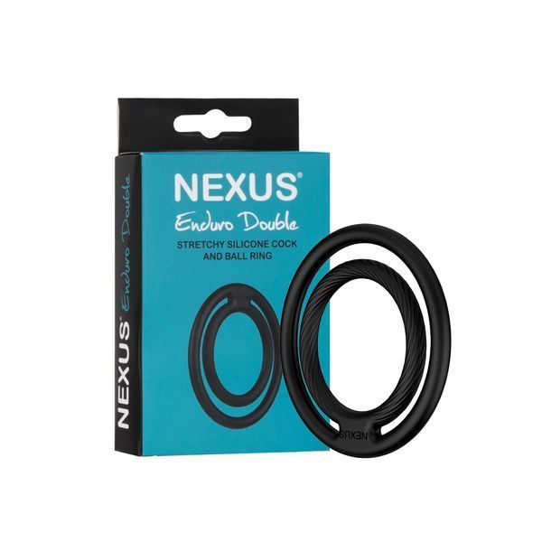 Эрекционное кольцо Nexus Enduro Double, для пениса и яичек, универсальный размер SX2420