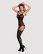 Бодістокінг Obsessive Bodystocking G310 S/M/L, топ, панчохи, підв&rsquo;язки, круглі вирізи SO7236 фото 3