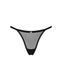Прозрачные стринги с кружевом Obsessive Celia Noir thong XL/2XL SO7870 фото 5