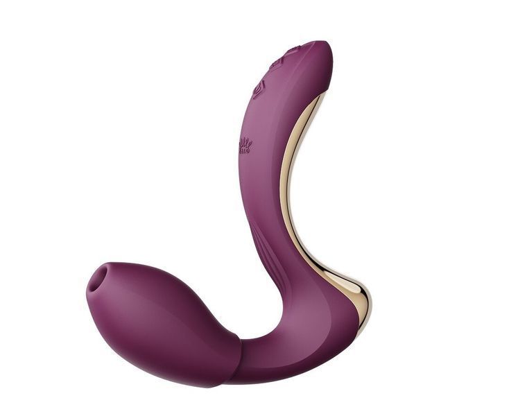 Вібратор-пульсатор з вакуумною насадкою Zalo &ndash; Talis G-Spot PulseWave Vibrator Velvet Purple SX0712