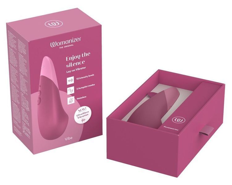 Мінівібратор Womanizer Vibe Dusky Pink, 3 авторежими + 10 рівнів інтенсивності SX2144