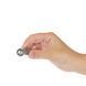 Вибропуля PowerBullet First-Class Bullet 2.5&Prime; with Key Chain Pouch, Silver, 9 режимов вибрации SO6848 фото 3