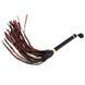 Флогер LOCKINK SEVANDA Red & Black Braided Tail Flogger, червоно-чорний, хвости з вузликами SX0876 фото 3