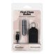 Вибропуля PowerBullet First-Class Bullet 2.5&Prime; with Key Chain Pouch, Silver, 9 режимов вибрации SO6848 фото 6