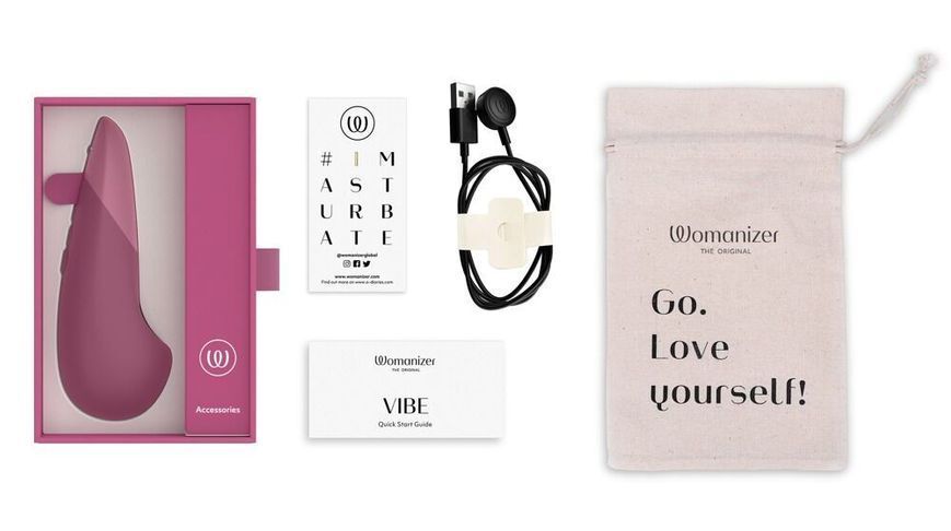 Мінівібратор Womanizer Vibe Dusky Pink, 3 авторежими + 10 рівнів інтенсивності SX2144