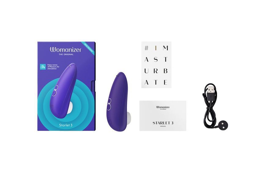 Вакуумный клиторальный стимулятор Womanizer Starlet 3 INDIGO SO8744