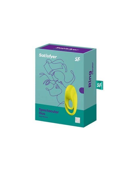 Подвійне ерекційне кільце з вібрацією Satisfyer Spectacular Duo SO6132