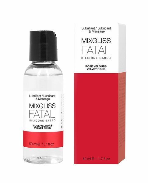 Лубрикант на силиконовой основе MixGliss FATAL - VALVET ROSE (50 мл) с ароматом бархатной розы SO2703