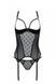 Корсет Passion MARINA CORSET, L/XL, black, с открытыми чашками SO9729 фото 3