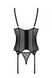 Корсет Passion MARINA CORSET, L/XL, black, с открытыми чашками SO9729 фото 4