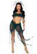 Эротический костюм Медузы Горгоны Leg Avenue Medusa Costume XS, топ, юбка, нарукавники, украшения SO9211 фото 3