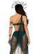 Эротический костюм Медузы Горгоны Leg Avenue Medusa Costume XS, топ, юбка, нарукавники, украшения SO9211 фото 2