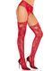 Колготки с доступом Leg Avenue Net Stockings with Attached Garter Belt One Size Red SX2751 фото 1