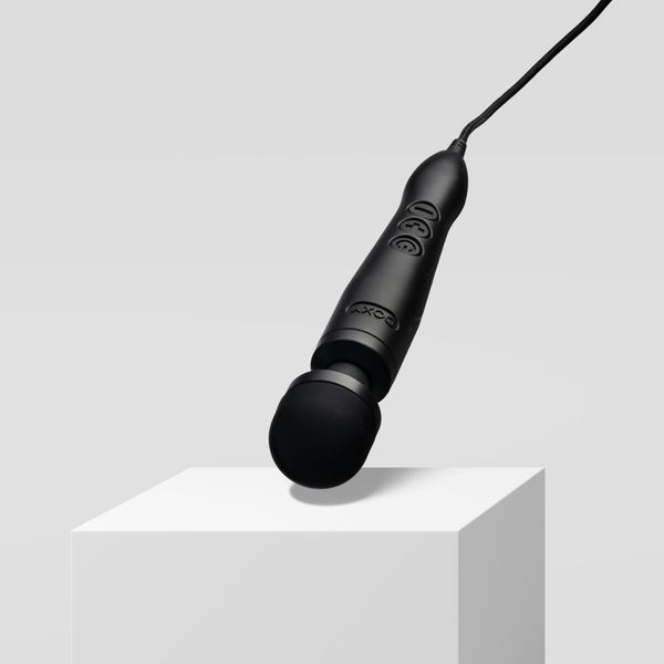 Вібромасажер DOXY3 USB-C Massager MATTE BLACK, кабель USB-C, регульована інтенсивність, компактний SX2453