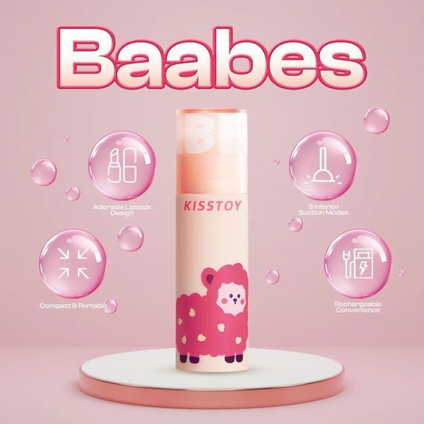 Вакуумный стимулятор KISSTOY Baabes, миниатюрный, 3 уровня интенсивности вакуума SX2322