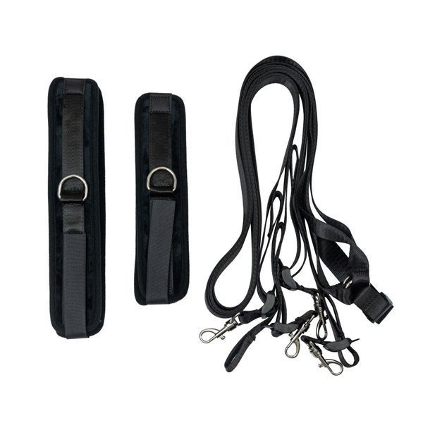Система фиксации для кровати Punishment - 5-Piece Bed Restraint Kit &ndash; Black SX2229