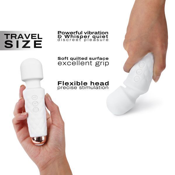 Мінівібромасажер Dorcel Wand Mini Wanderful White SO7814