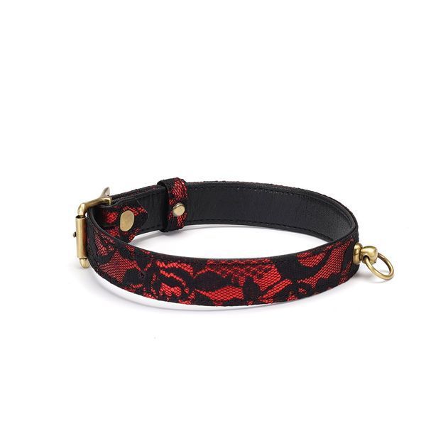 Чокер с кольцом для поводка Liebe Seele Victorian Garden Choker SO9471