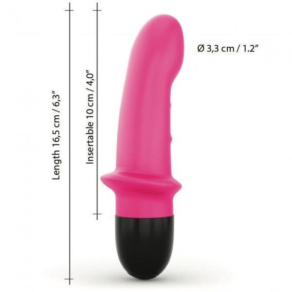Вібратор Dorcel Mini Lover Magenta 2.0 перезаряджуваний, для точки G і масажу простати SO3821