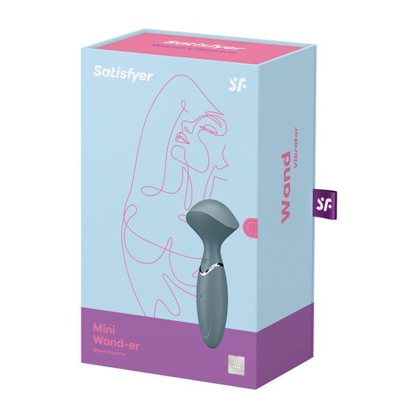 Вибромассажер Satisfyer Mini Wand-er Grey SO7793