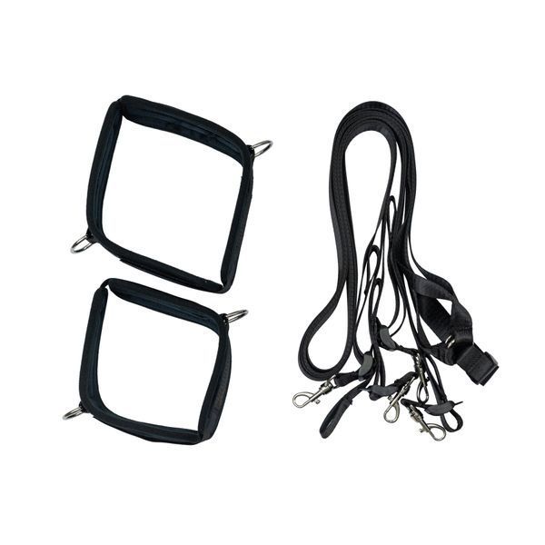 Система фиксации для кровати Punishment - 5-Piece Bed Restraint Kit &ndash; Black SX2229