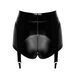 Шортики Noir Handmade F325 Glam, 3XL, black, винил, высокая талия, крепления для чулок, с доступом SX0386 фото 7
