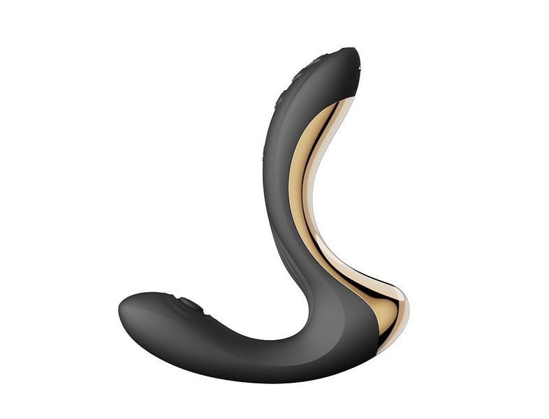 Вібратор-пульсатор з вакуумною насадкою Zalo &ndash; Talis G-Spot PulseWave Vibrator Obsidian Black SX0713