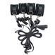Система фиксации для кровати Punishment - 5-Piece Bed Restraint Kit &ndash; Black SX2229 фото 2