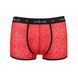 Мужские прозрачные боксеры Passion 046 SHORT PARKER XXL/XXXL Red, сетка, под леопард SO7611 фото 5