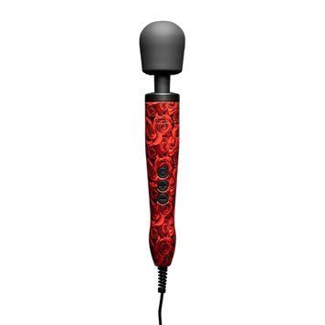Вібромасажер DOXY Original ROSE PATTERN, дуже потужний, живлення 220В, пульсівні вібрації SX2454