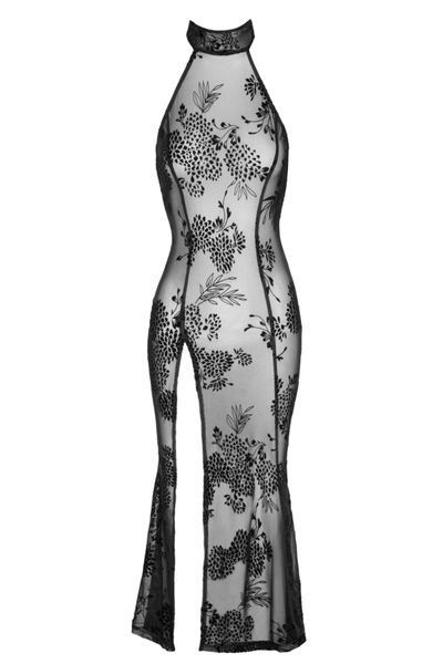 Длинное сетчатое платье Noir Handmade F239 Long tulle dress, XXL SX0137