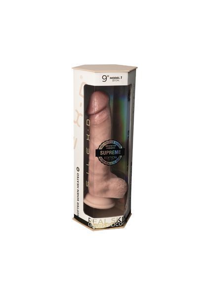 Фалоімітатор SilexD Tomas Premium Real Skin Flesh (9in MODEL 1), ультрареалістик, діаметр 5 см SX1701