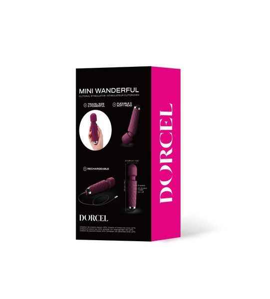 Мини-вибромассажер Dorcel Wand Mini Wanderful Plum SO7815