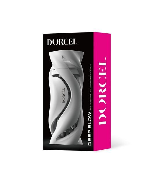 Мастурбатор Dorcel DEEP BLOW WHITE, двойное использование SO7377