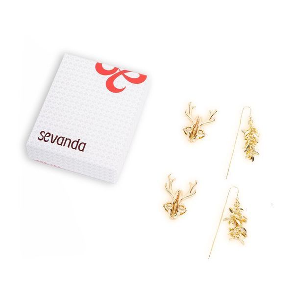 Зажимы для сосков LOCKINK SEVANDA Stag Adjustable Nipple Clamps Set SX0878