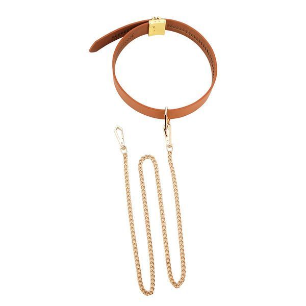 Поводок LOCKINK Tied Collar with Leash Set - Brown SX0828