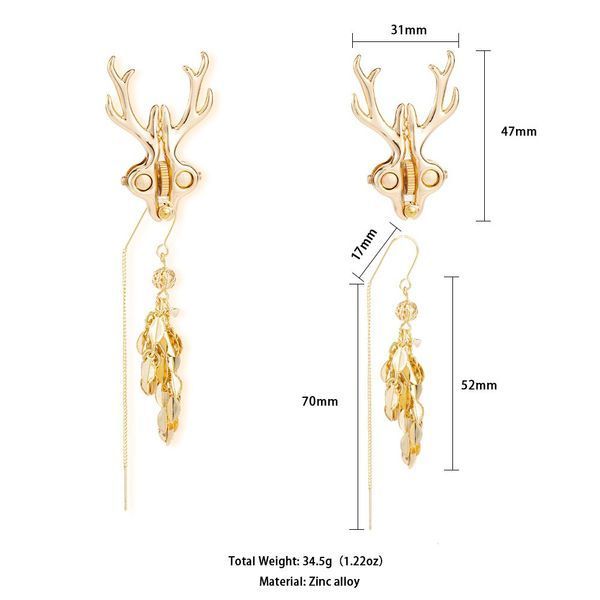 Зажимы для сосков LOCKINK SEVANDA Stag Adjustable Nipple Clamps Set SX0878