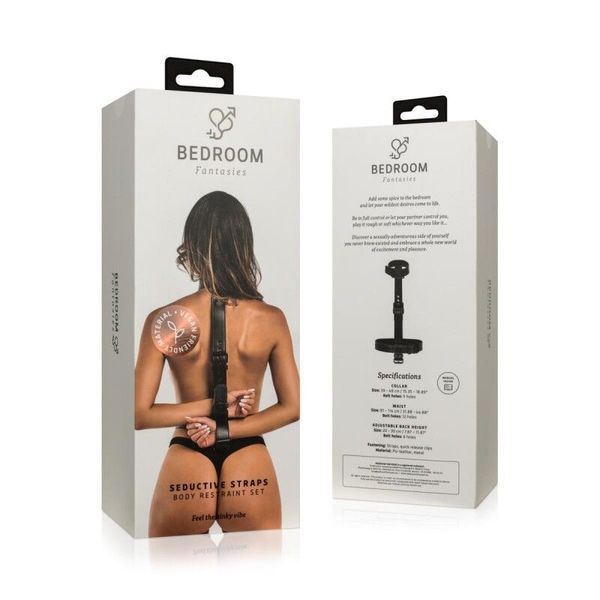 Фіксатор для рук та шиї Bedroom Fantasies: Seductive Straps Body Restraint Set SO8811
