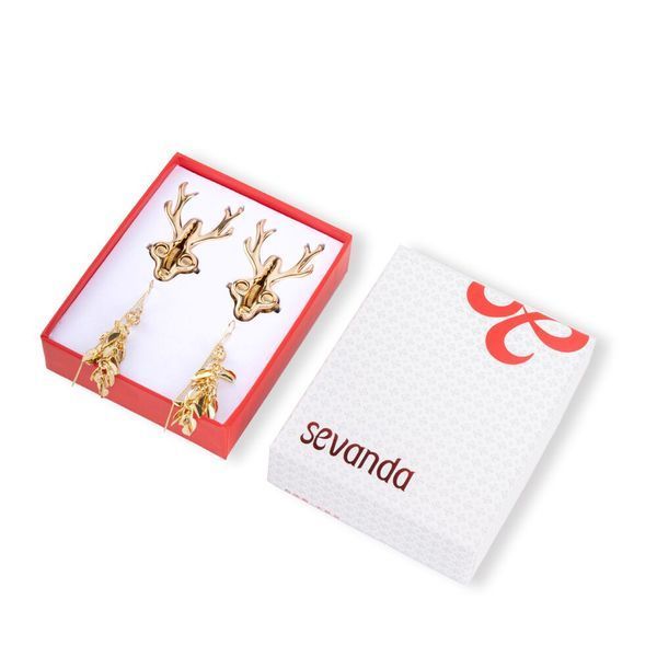 Зажимы для сосков LOCKINK SEVANDA Stag Adjustable Nipple Clamps Set SX0878