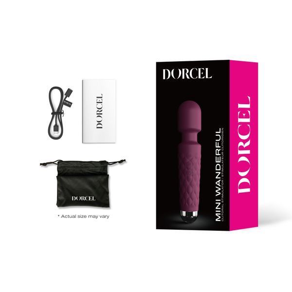 Мини-вибромассажер Dorcel Wand Mini Wanderful Plum SO7815