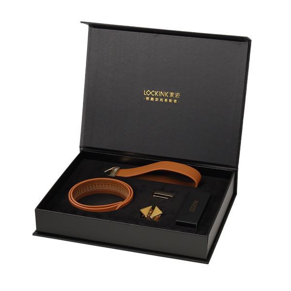 Поводок LOCKINK Tied Collar with Leash Set - Brown SX0828