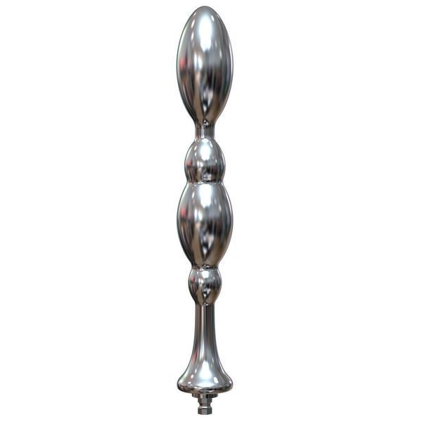 Металлический анальный плаг для секс-машин Hismith Bullet Anal Toy, система KlicLok SO6217