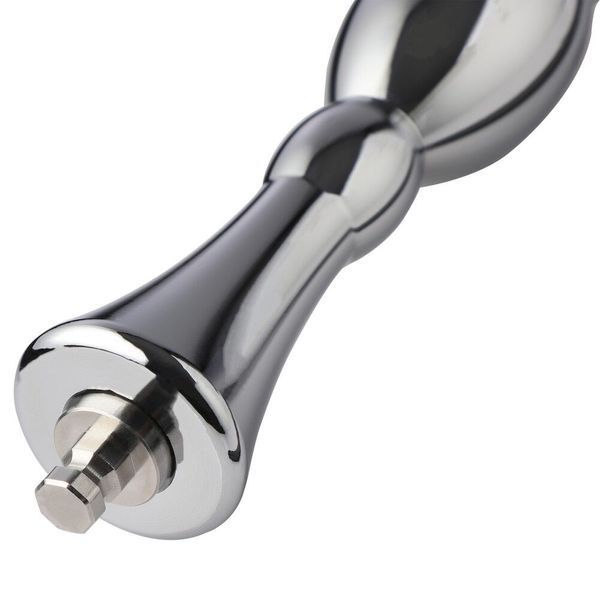 Металлический анальный плаг для секс-машин Hismith Bullet Anal Toy, система KlicLok SO6217