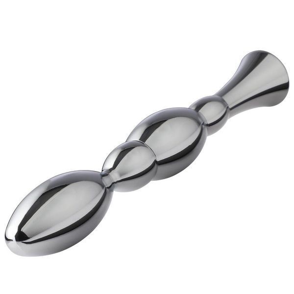 Металлический анальный плаг для секс-машин Hismith Bullet Anal Toy, система KlicLok SO6217