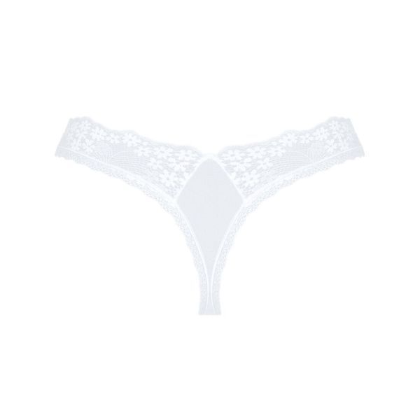 Кружевные танга Obsessive Heavenlly thong XS/S SO8185