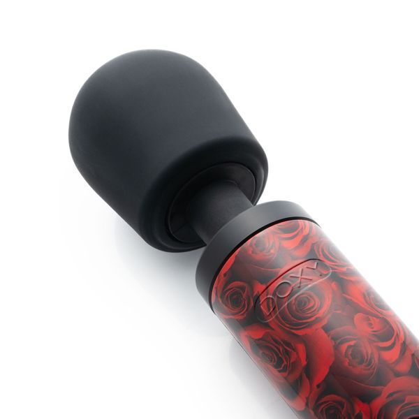 Вібромасажер DOXY Original ROSE PATTERN, дуже потужний, живлення 220В, пульсівні вібрації SX2454