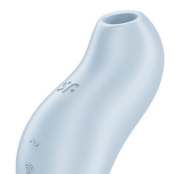 Вакуумний кліторальний стимулятор з вібрацією Satisfyer Pocket Pro 1 Blue SX0574
